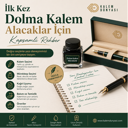 İlk Kez Dolma Kalem Alacaklar İçin Kapsamlı Rehber