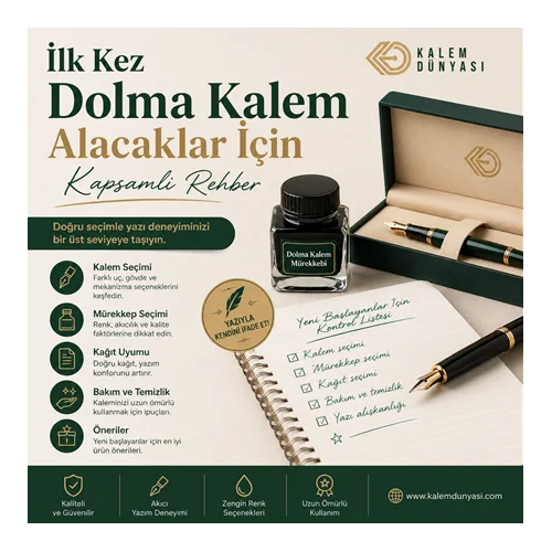 İlk Kez Dolma Kalem Alacaklar İçin Kapsamlı Rehber